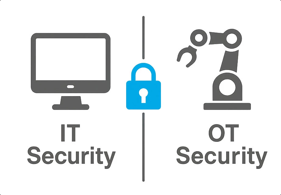 Vergleich IT- und OT-Security – Unterschiede und Herausforderungen in der Industrie