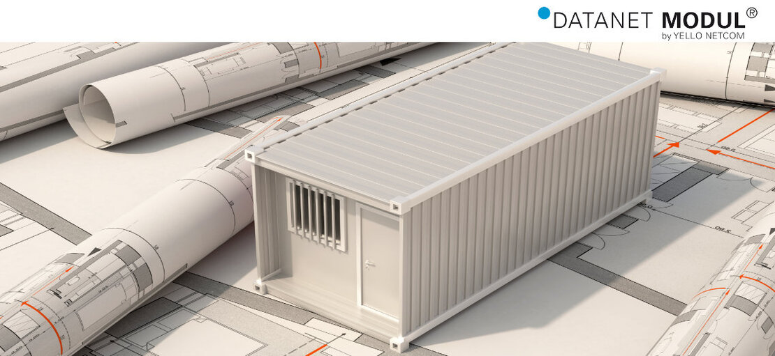 Headerbild zum DATANET MODUL® – mobile Netzwerklösungen für Baustellen & Container