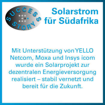 Erfolgreiches Solarprojekt in Südafrika – vernetzt mit YELLO NETCOM