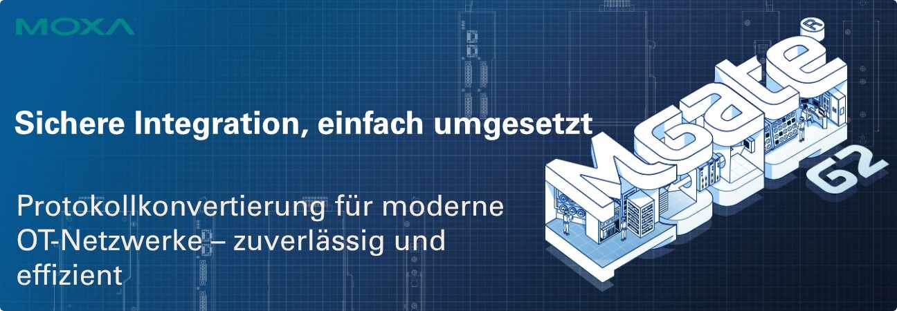 MGate G2 Modbus Gateway industrielle Kommunikation von Moxa