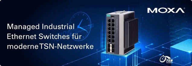 Managed Industrial Ethernet Switches der Moxa TSN-G5016-Serie