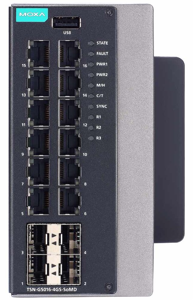 TSN-fähige Industrial Ethernet Switches mit 10 Gigabit Ethernet