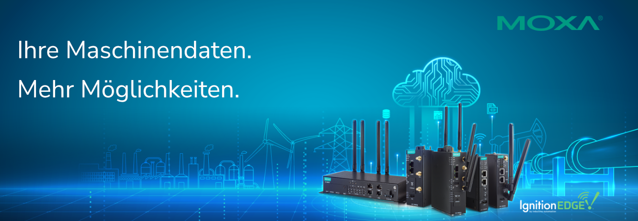 Moxa Industriecomputer und Ignition Edge – industrielle Datenverarbeitung vor Ort.